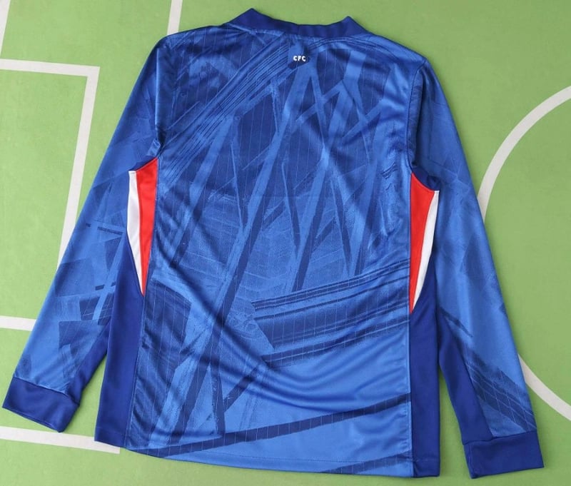 Chelsea F.C. Home Long Sleeve Jersey 25/26 - Vista 2