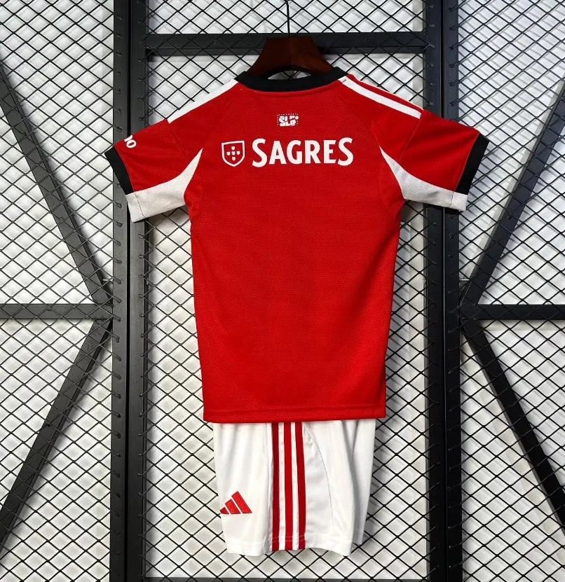 SL Benfica Kids Home Kit 2025/26 - Vista 2