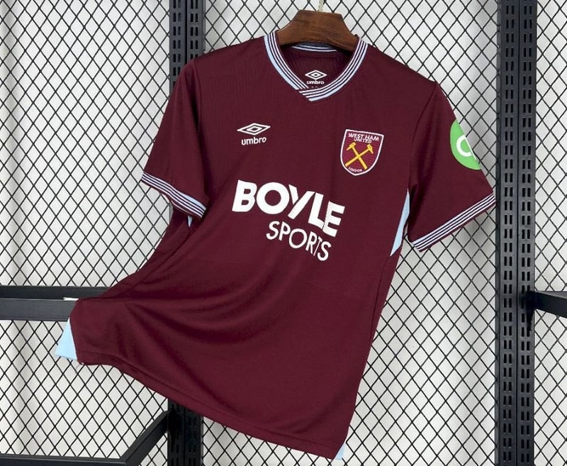 West Ham United Home Jersey 25/26 - Vista 1