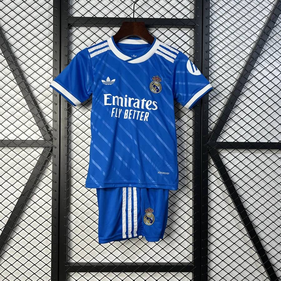 Kit Criança Real Madrid Terceira 2025/26