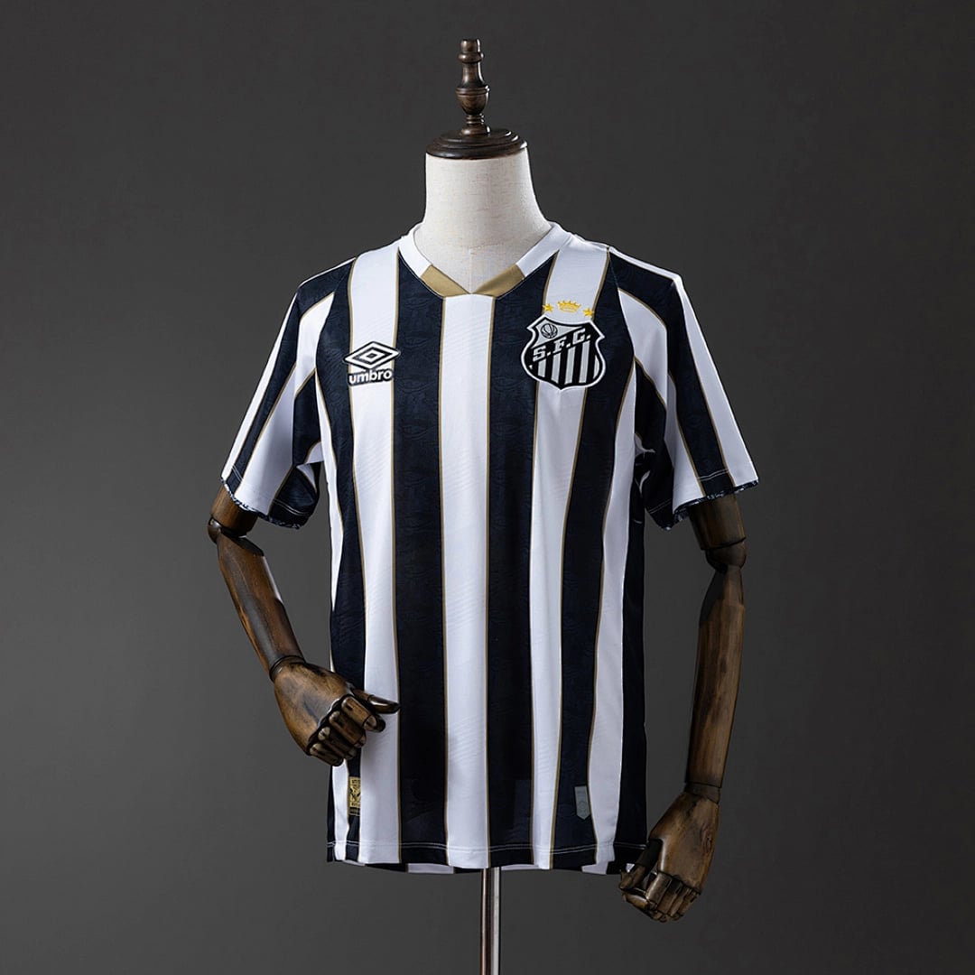 Camisola Alternativa do Santos FC 2024/2025 Todos Patrocinadores - Vista 1
