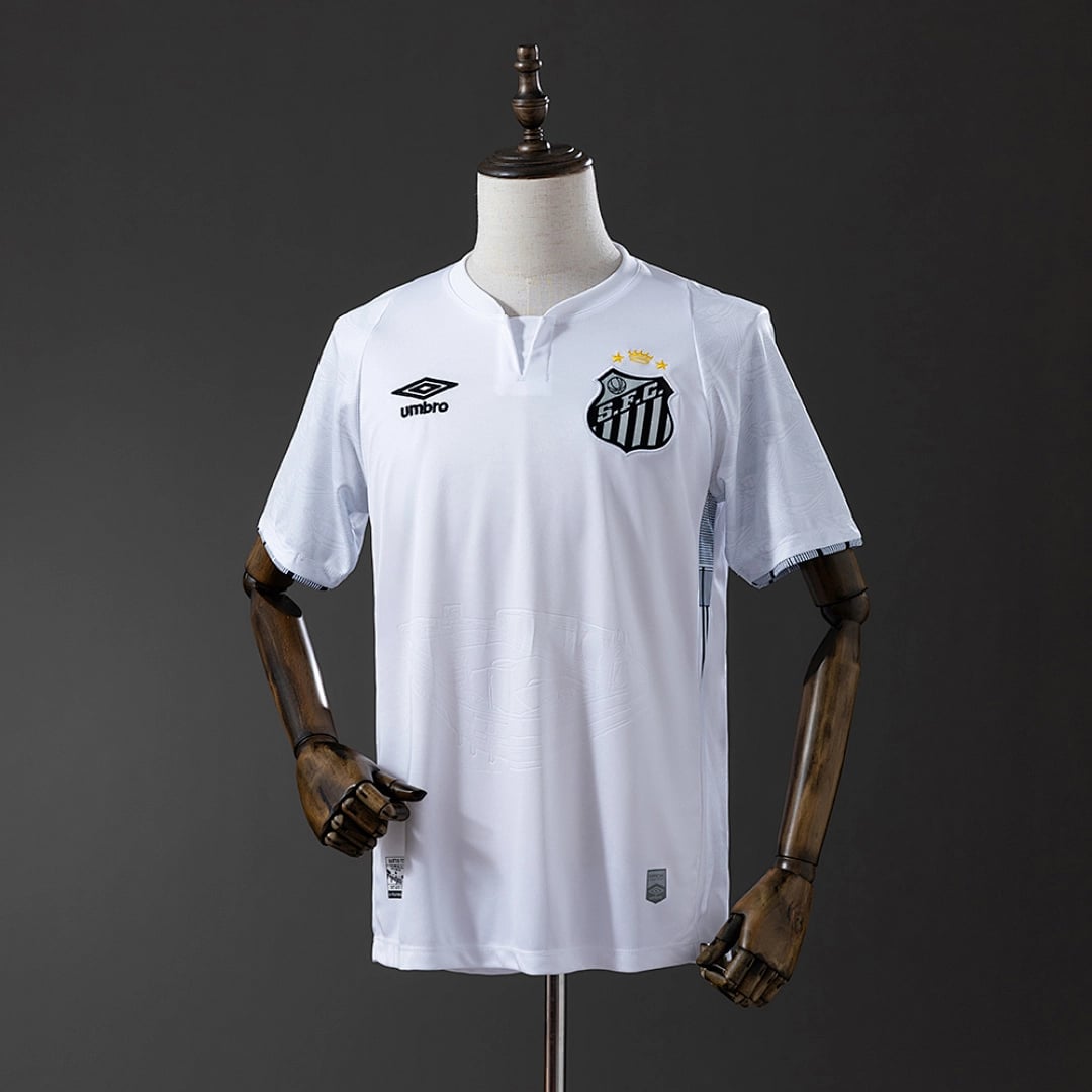 Camisola Principal do Santos FC 2024/2025 Todos Patrocinadores - Vista 1