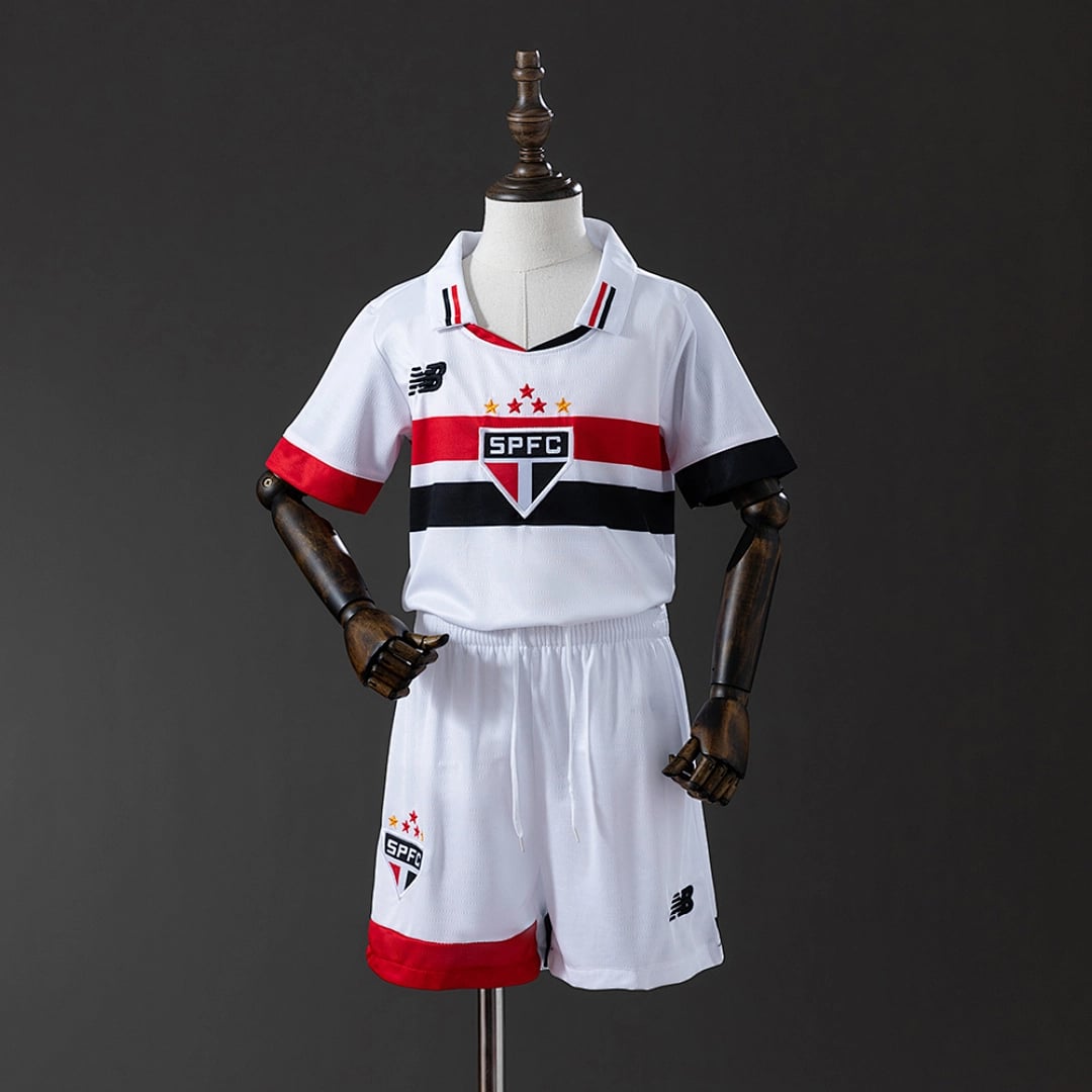 Kit Crianca Sao Paulo FC Principal 2024/2025 - Vista 1