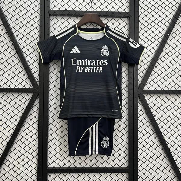 Real Madrid Kids Away Kit 2025/26 - Vista 1