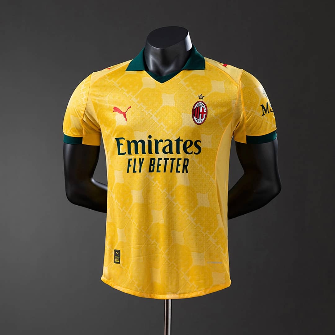 Camisola 2ª Alternativa do AC Milan 2025/2026 (Versao Jogador)