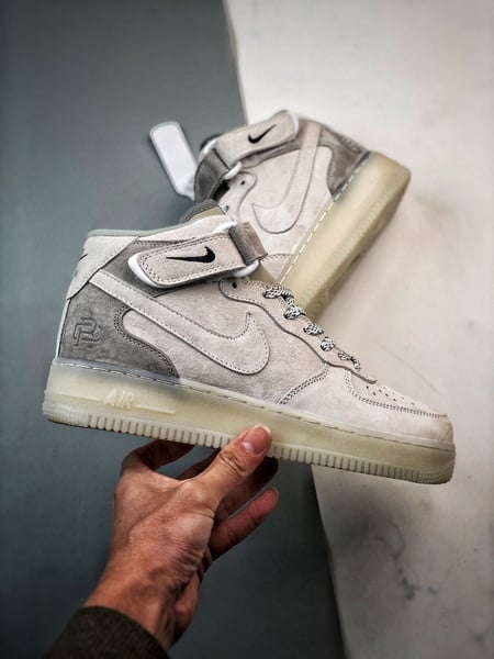 Air Force 1 07 Mid Branco e Cinzento - Vista 7