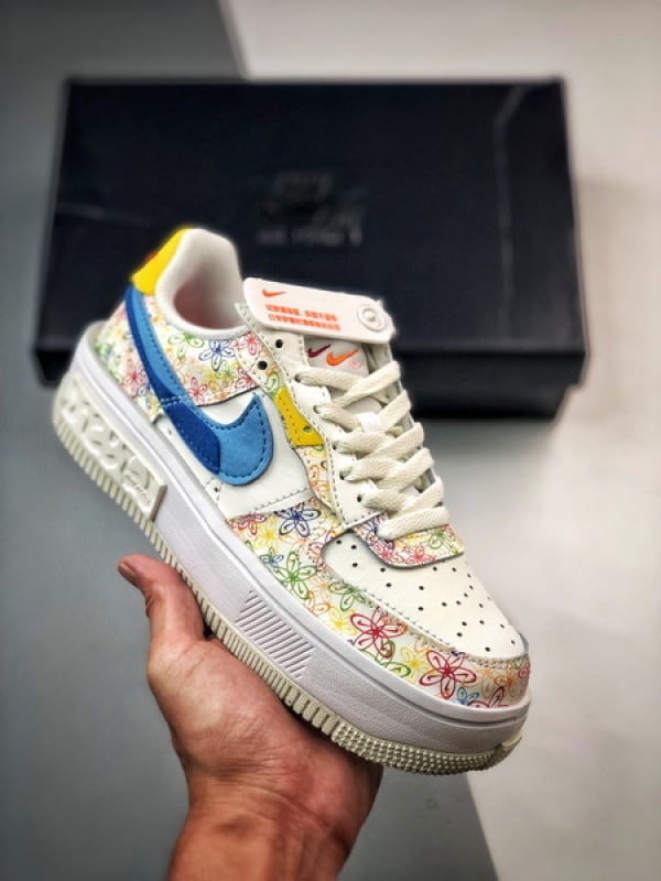 Air Force 1 Fontanka Desconstruido Flores Colorido - Vista 1