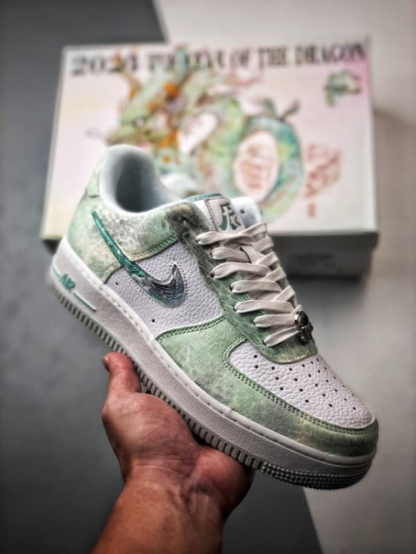 Air Force 1 Low Santai Ao Bing Branco e Azul