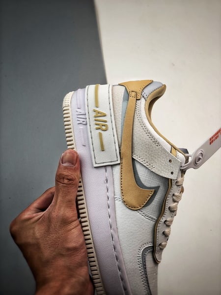 Air Force 1 Shadow Branco Rosa Dourado - Vista 2