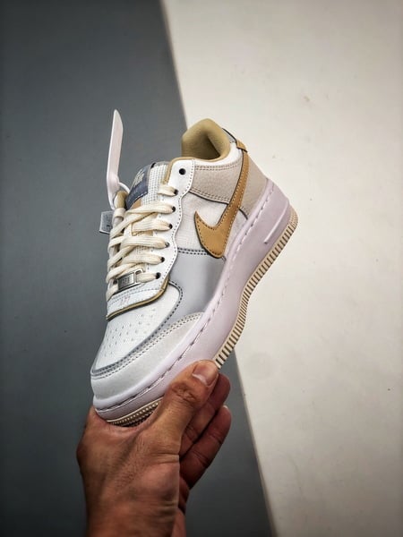 Air Force 1 Shadow Branco Rosa Dourado - Vista 5