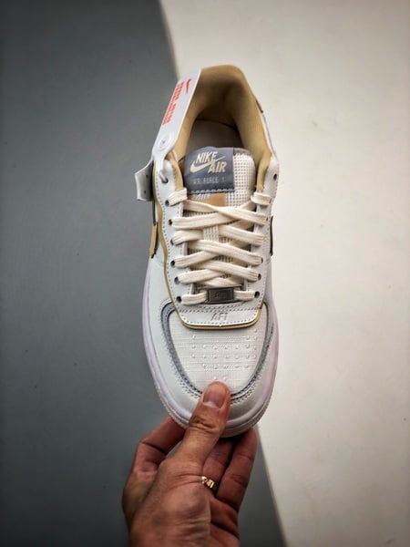 Air Force 1 Shadow Branco Rosa Dourado - Vista 9