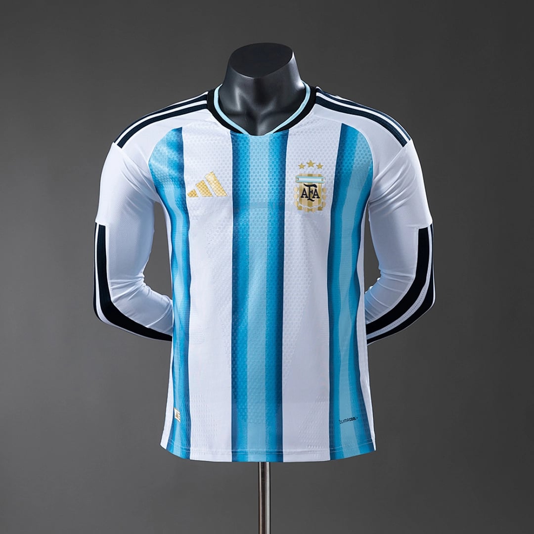 Camisola Principal do Argentina 2026 (Versao Jogador, Manga Longa) - Vista 1