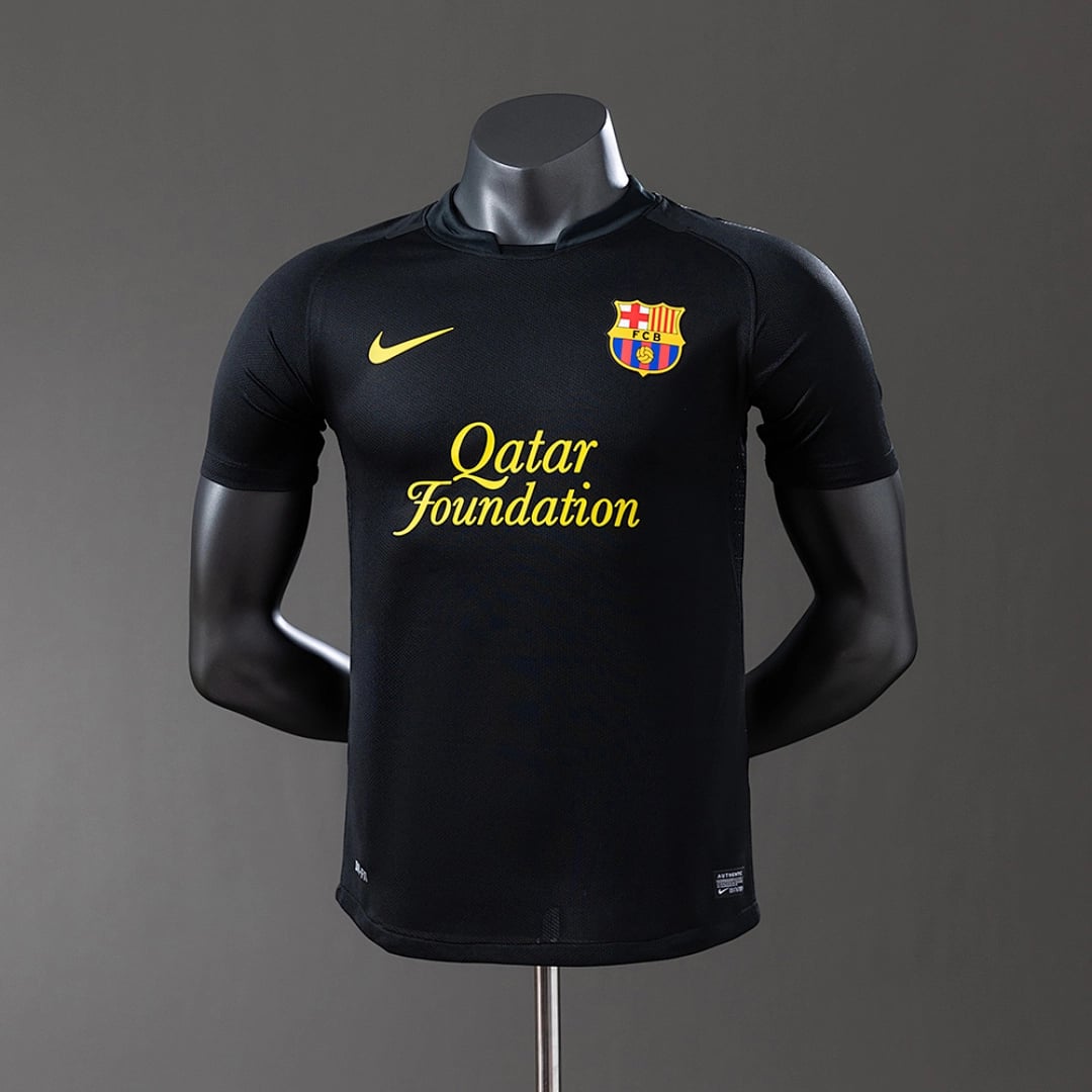 Camisola Alternativa do FC Barcelona 2011/2012 (Retro, Versao Jogador) - Vista 1