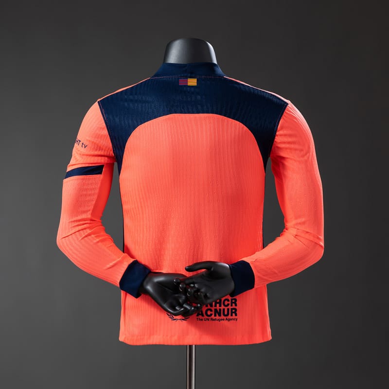 Barcelona 25/26 Third Away manga-longa versão jogador - Vista 2