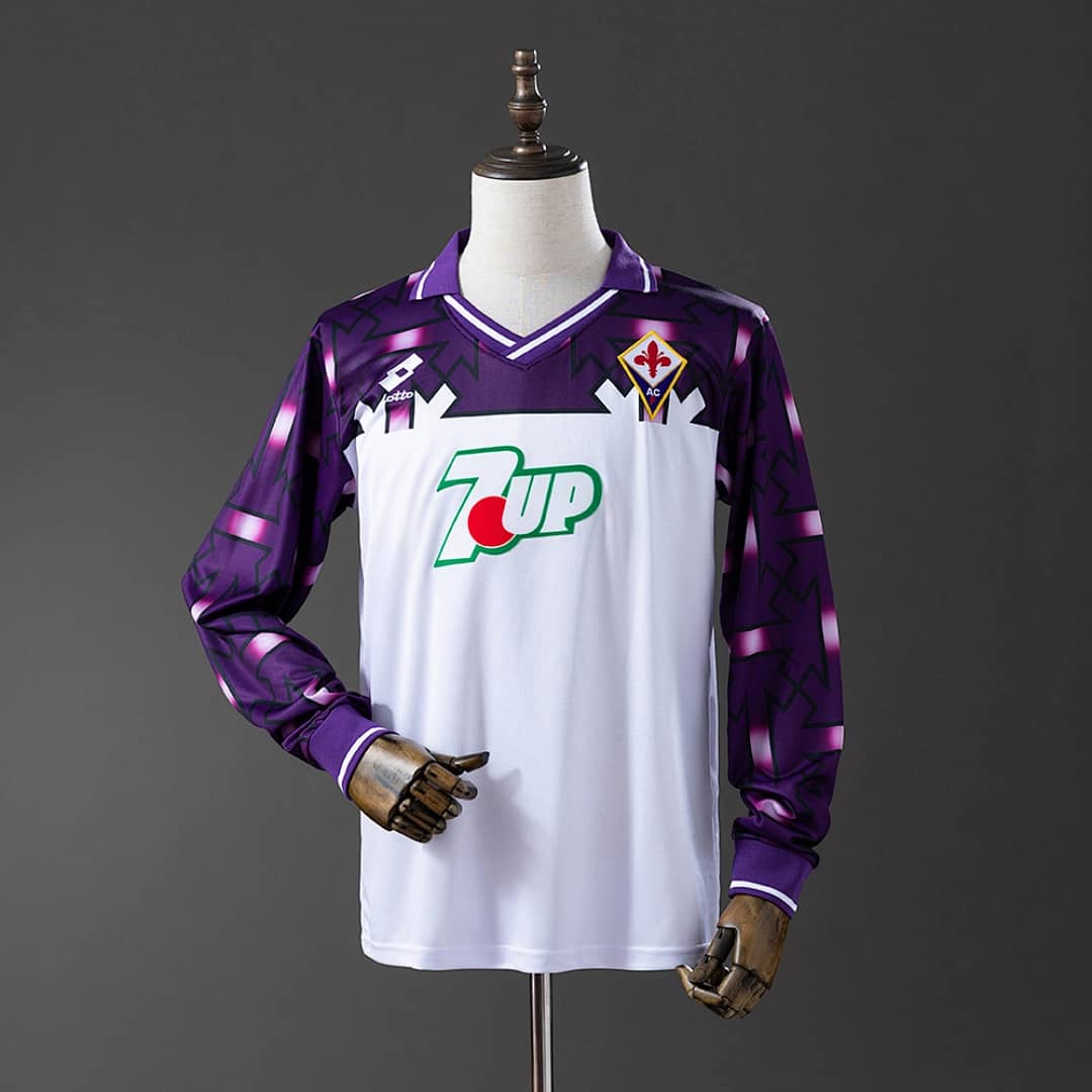 Camisola Alternativa do Fiorentina 1992/1993 (Retro, Manga Longa)