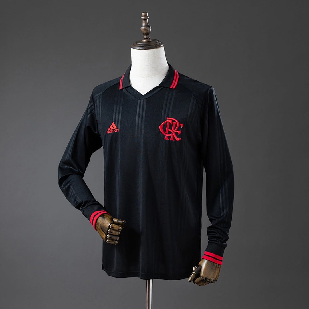 Camisola Flamengo 2019/2020 (Retro, Manga Longa) - Vista 1