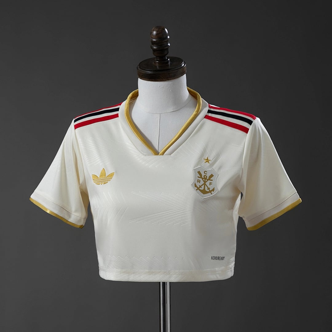 Camisola Feminina Flamengo 2025/26 Terceiro Estilo Crop - Vista 1