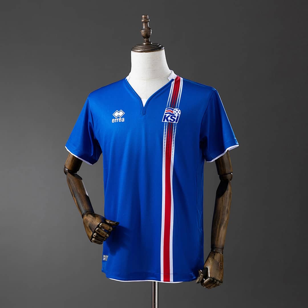 Camisola Principal do Islandia 2016/2017 (Retro)