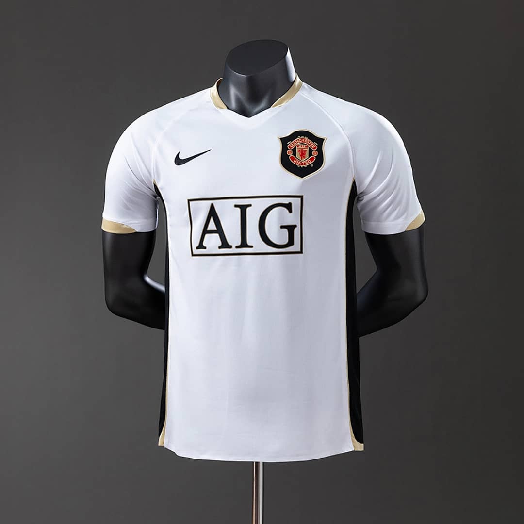 Camisola Alternativa do Manchester United 2006/2007 (Retro, Versao Jogador)
