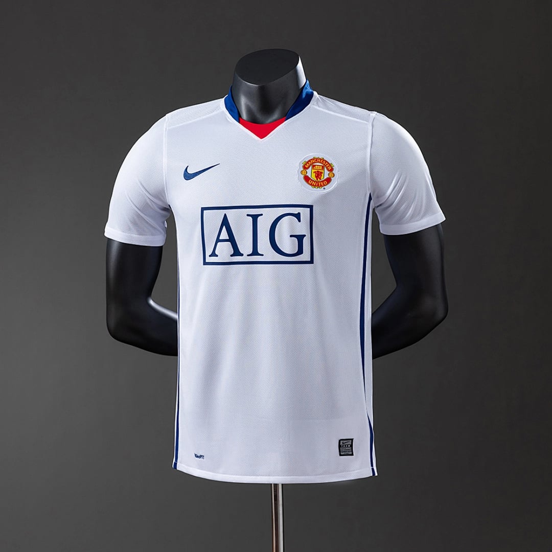 Camisola Alternativa do Manchester United 2008/2009 (Retro, Versao Jogador) - Vista 1