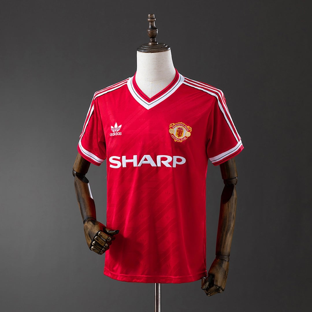 Camisola Principal do Manchester United 1986 (Retro) - Vista 1