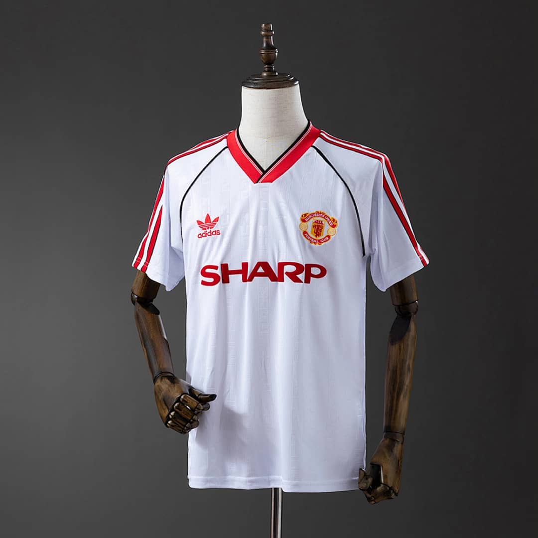 Camisola Alternativa do Manchester United 1988 (Retro)