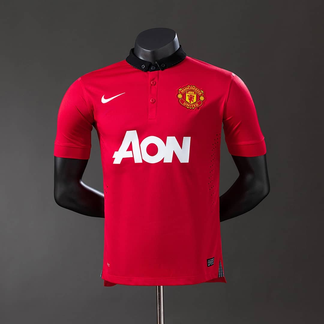 Camisola Principal do Manchester United 2013/2014 (Retro, Versao Jogador)