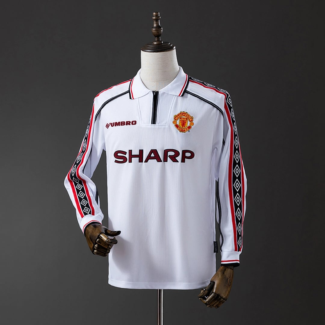 Camisola Manchester United 1998/1999 (Retro, Manga Longa) - Vista 1