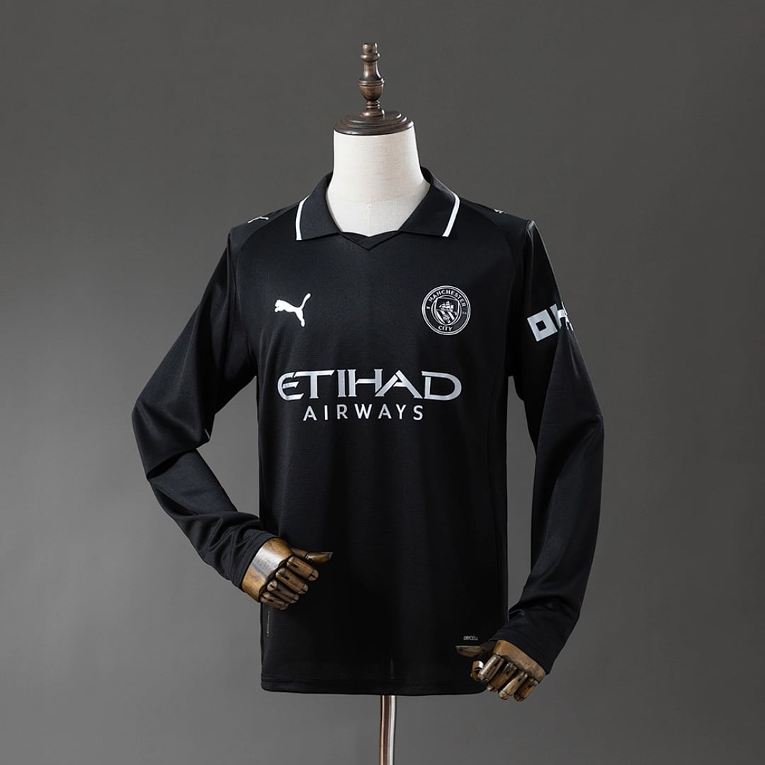 Camisola Alternativa do Manchester City 2025/2026 (Manga Longa) - Vista 1
