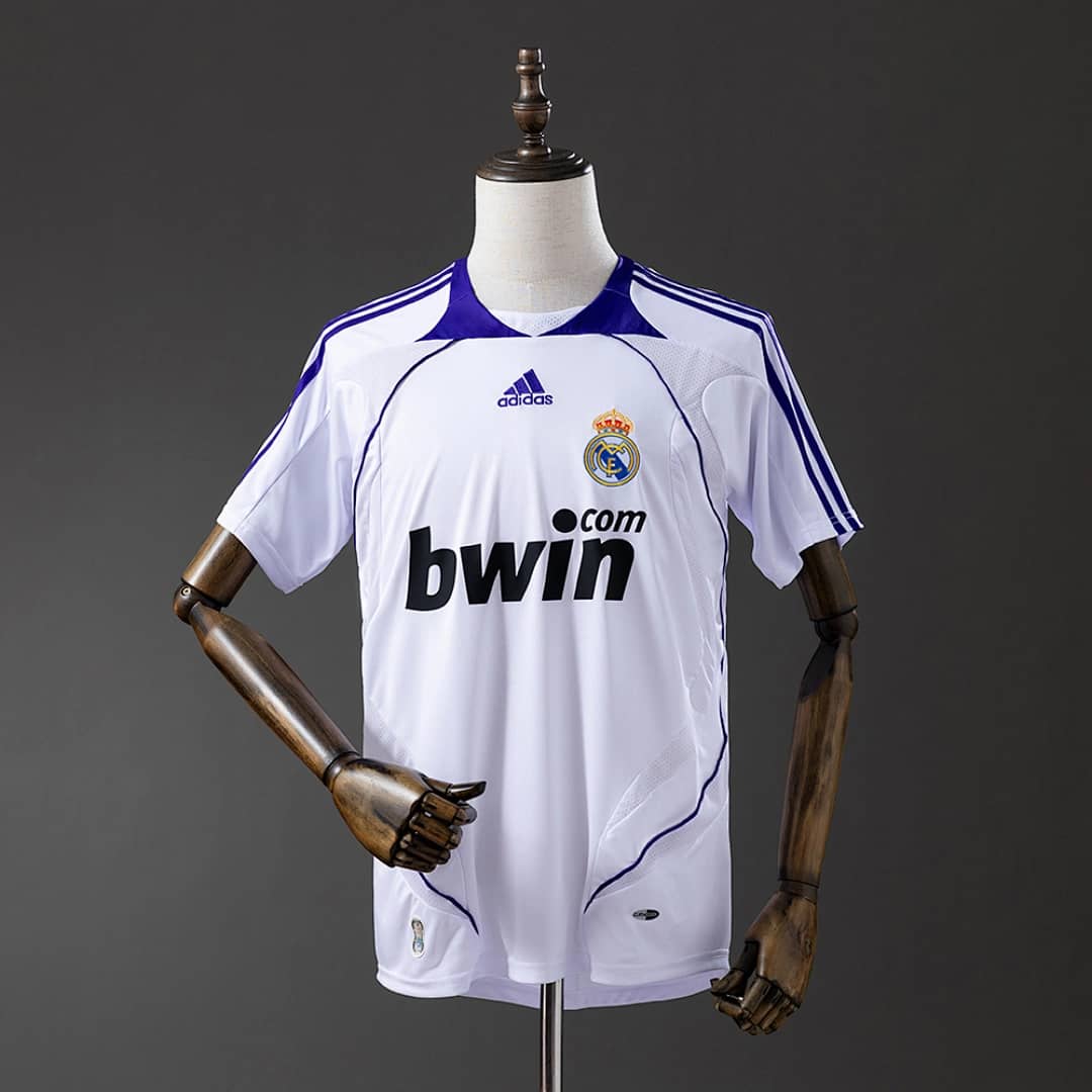 Camisola Principal do Real Madrid 2007/2008 (Retro)