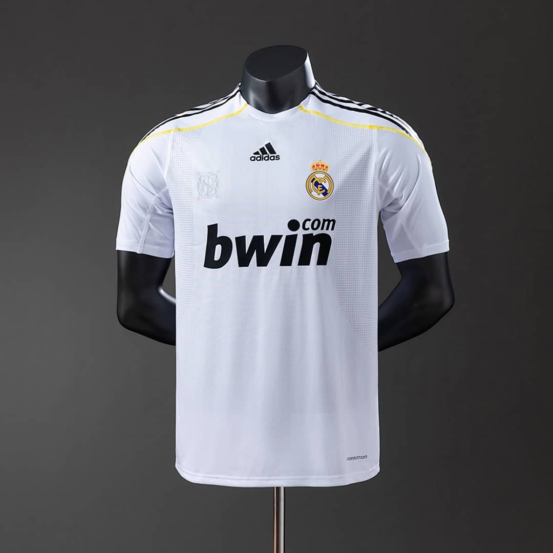 Camisola Principal do Real Madrid 2009/2010 (Retro, Versao Jogador)