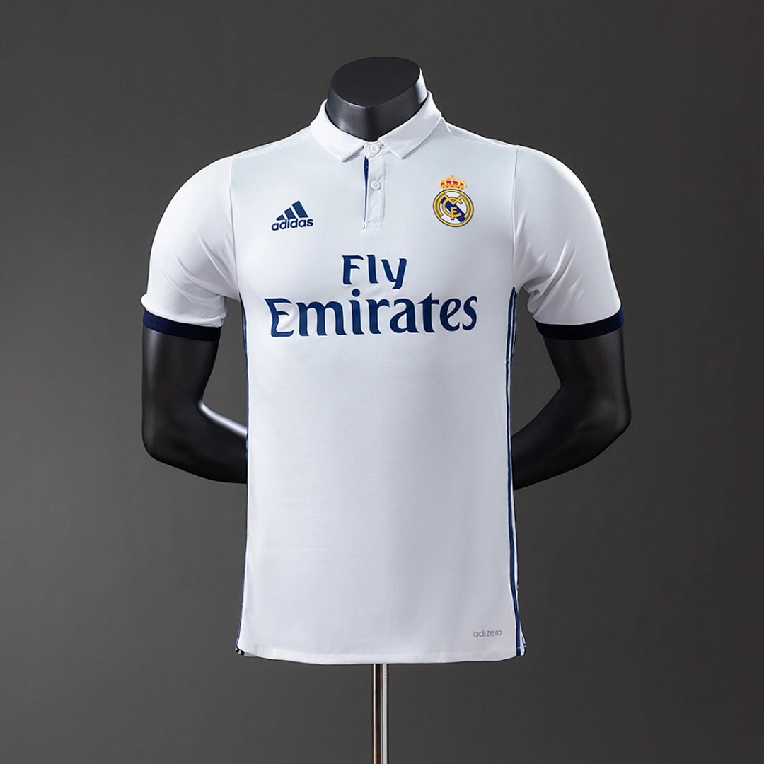 Camisola Principal do Real Madrid 2014/2015 (Retro, Versao Jogador) - Vista 1