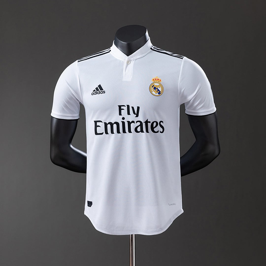 Camisola Principal do Real Madrid 2018/2019 (Retro, Versao Jogador) - Vista 1