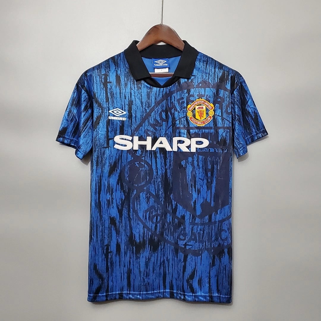 Camisola Alternativa do Manchester United 1992/1993 (Retro) - Vista 1