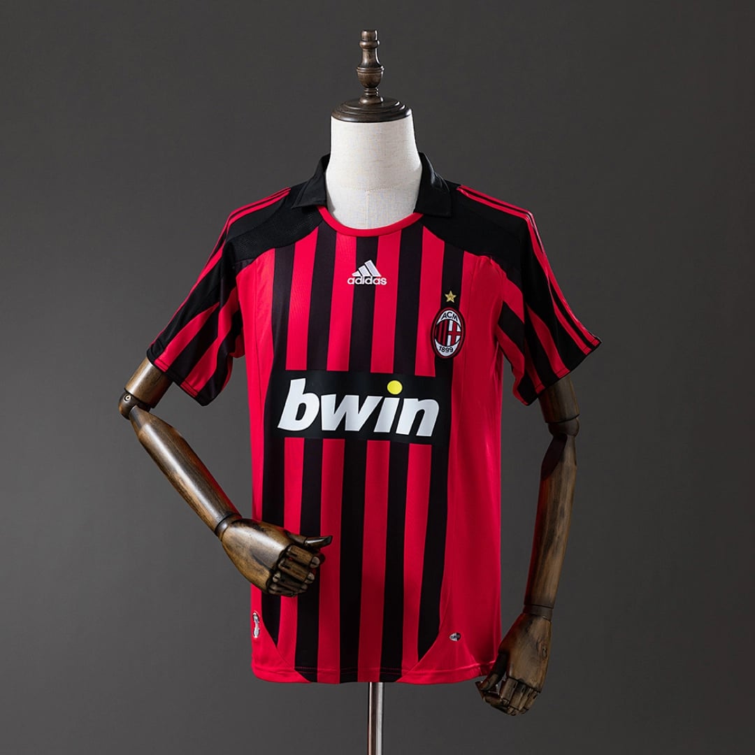 Camisola Principal do AC Milan 2007/2008 (Retro) - Vista 1
