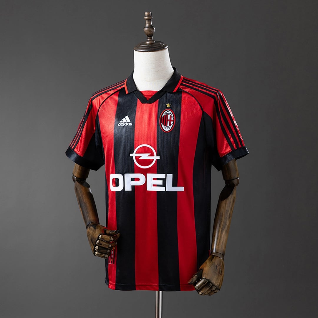 Camisola Principal do AC Milan 1998/1999 (Retro) - Vista 1
