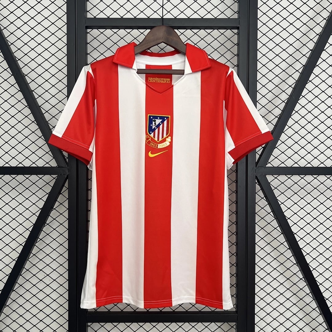 Camisola Principal do Atletico Madrid 2003/2004 (Retro) - Vista 1