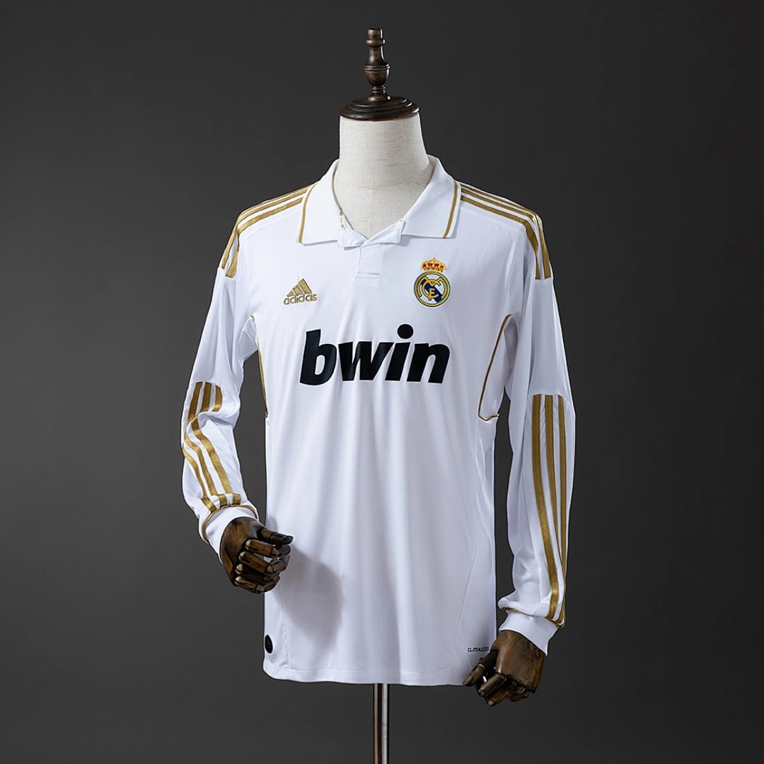 Camisola Principal do Real Madrid 2011/2012 (Retro, Manga Longa) - Vista 1