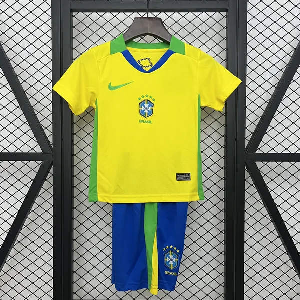 Brazil Kids Home Kit 2025/26 - Vista 1