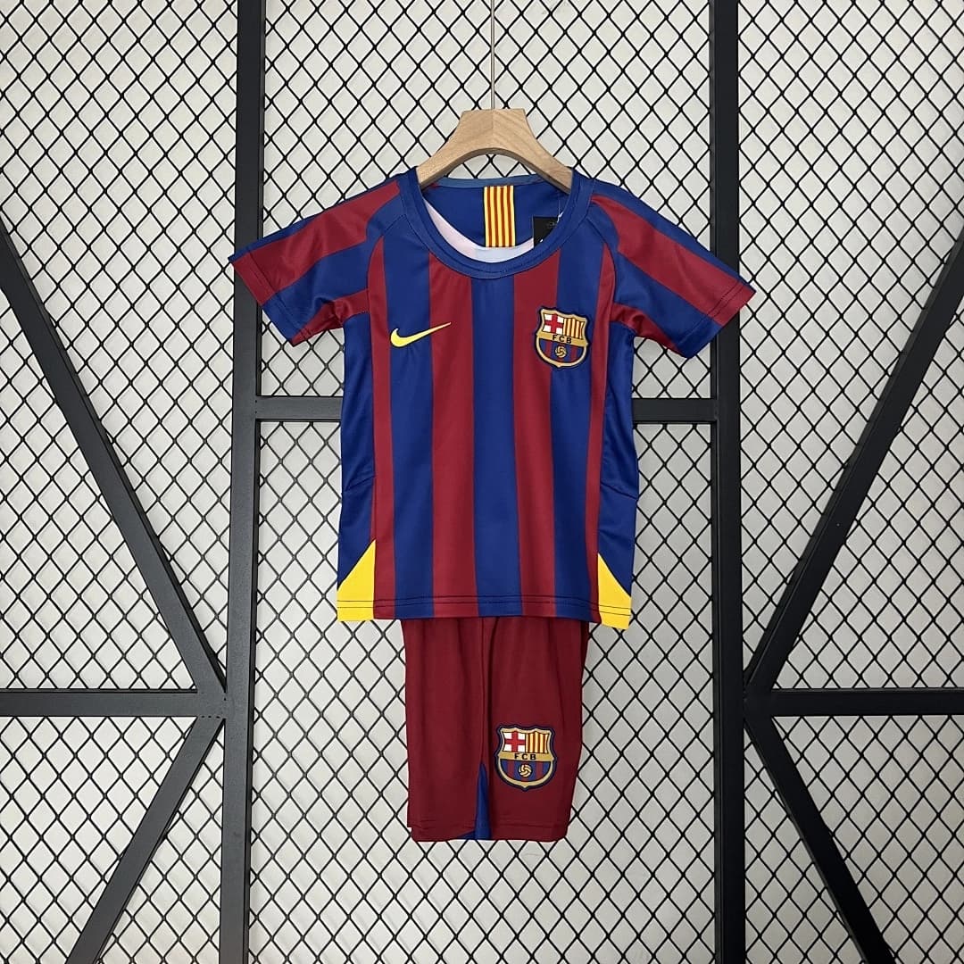 Kit Crianca FC Barcelona Principal 2005/2006